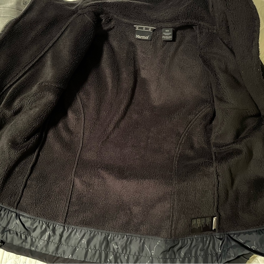 Marmot Christy Softshell Black Jacket sz M - Picture 9 of 11